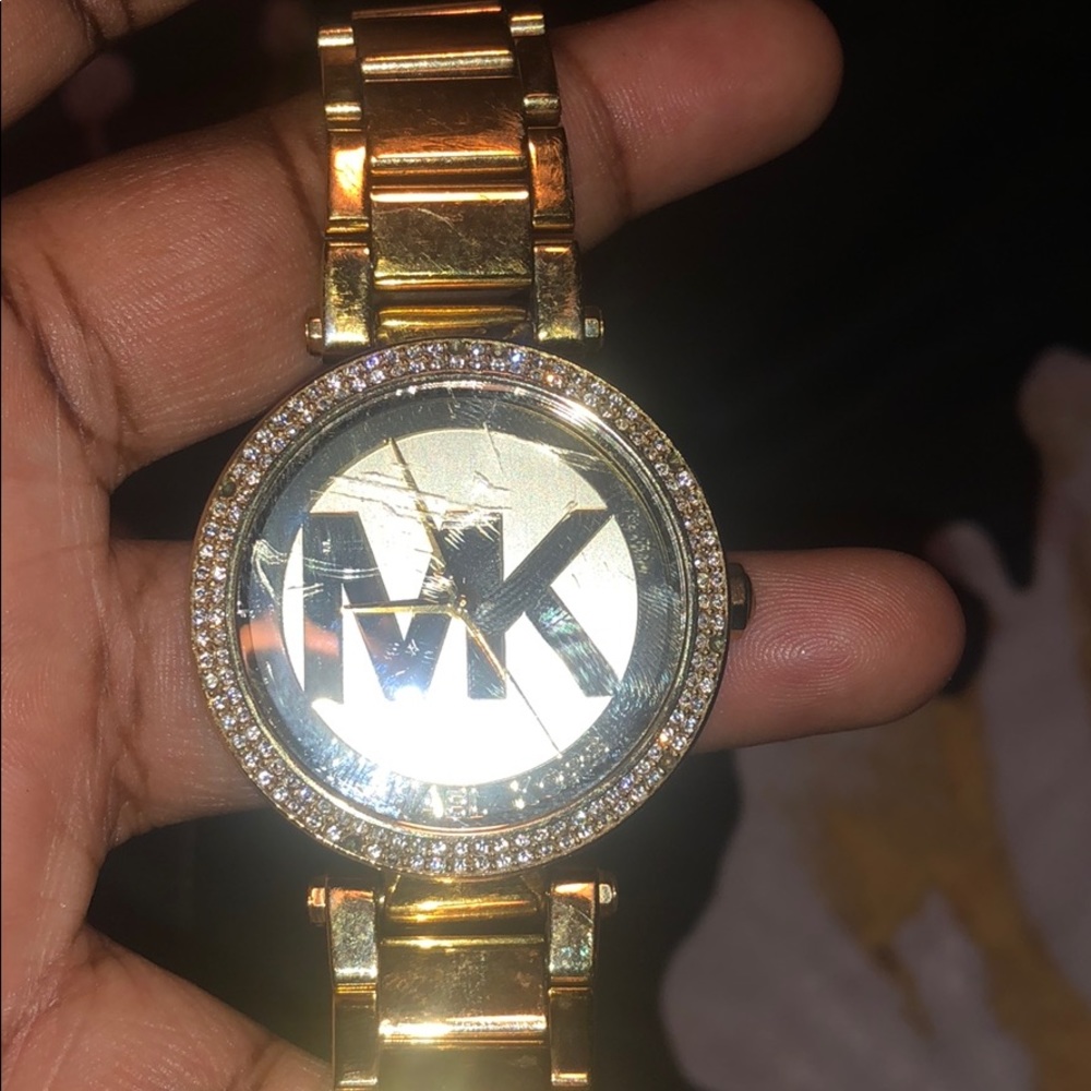 Used Michael Kors Gold Watch